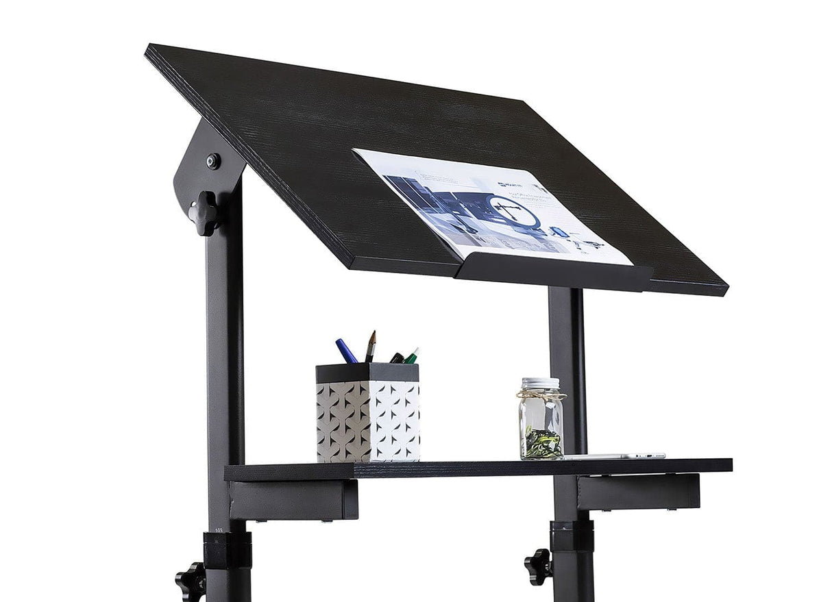 Mobile Lectern Stand Up Desk - Mount-It!