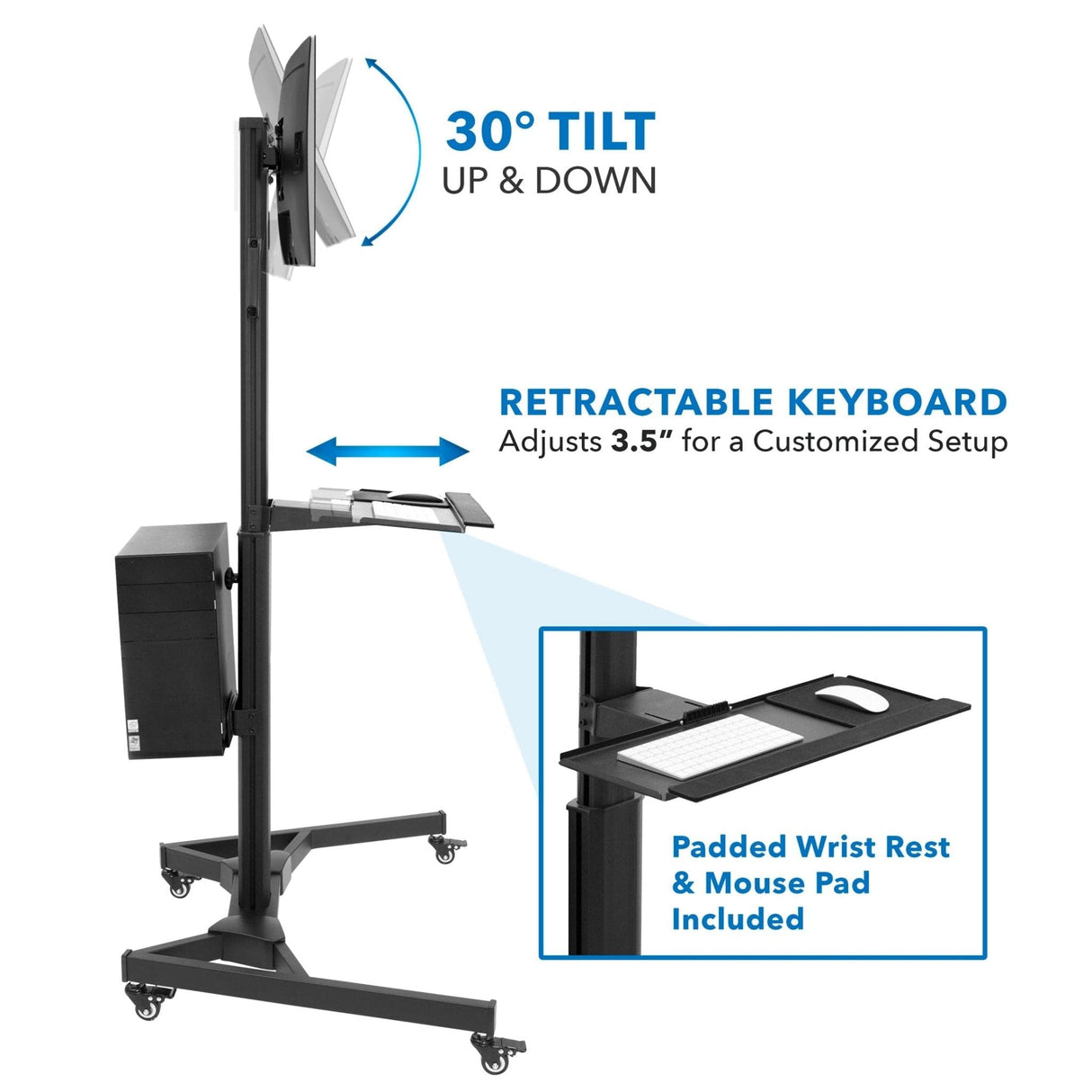 Mobile PC Workstation - Mount-It!