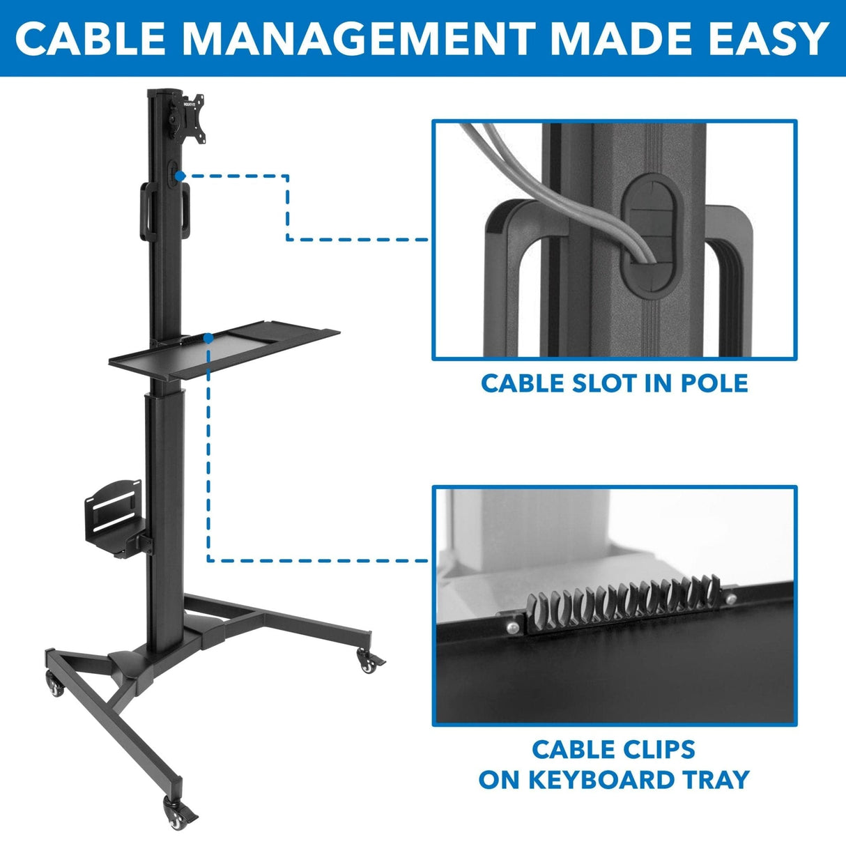 Mobile PC Workstation - Mount-It!