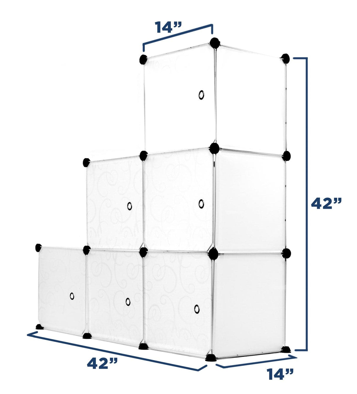 Modular Cube Storage Organizer - Mount-It!