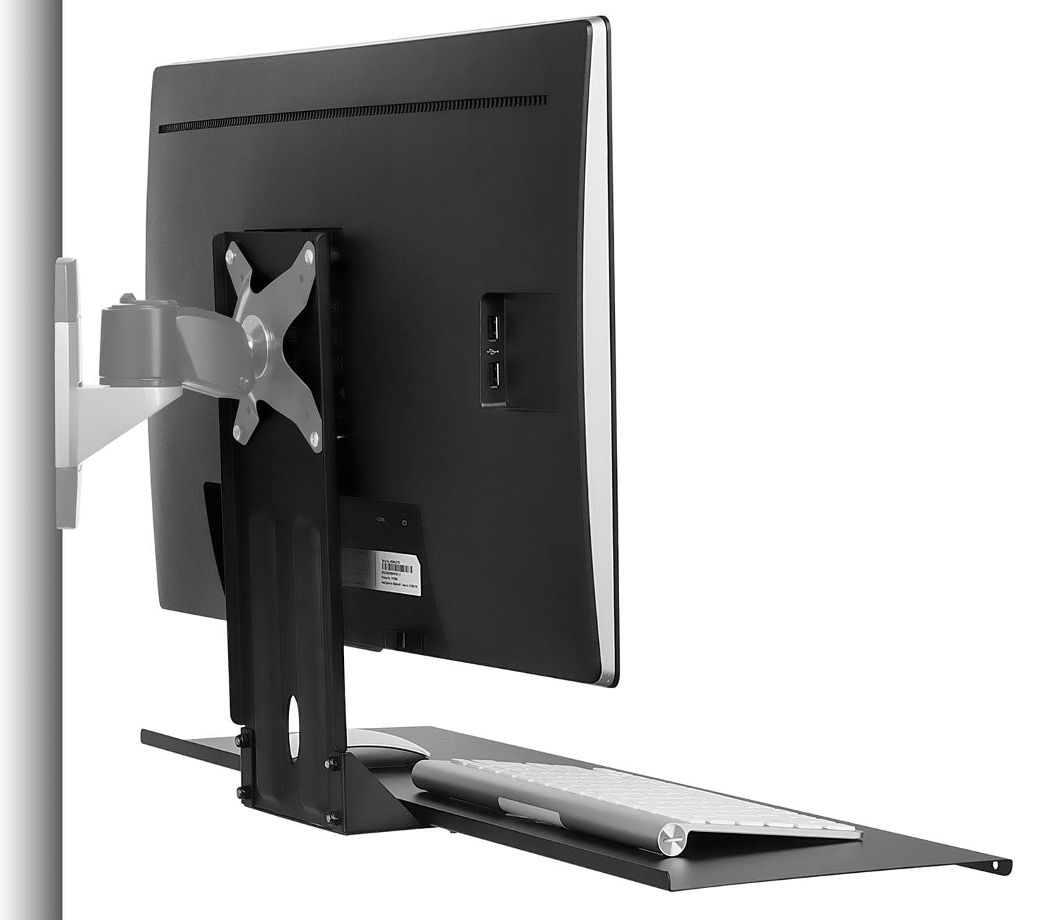 Monitor and Keyboard Wall Mount, 26 Inch Wide Platform - Mount-It!