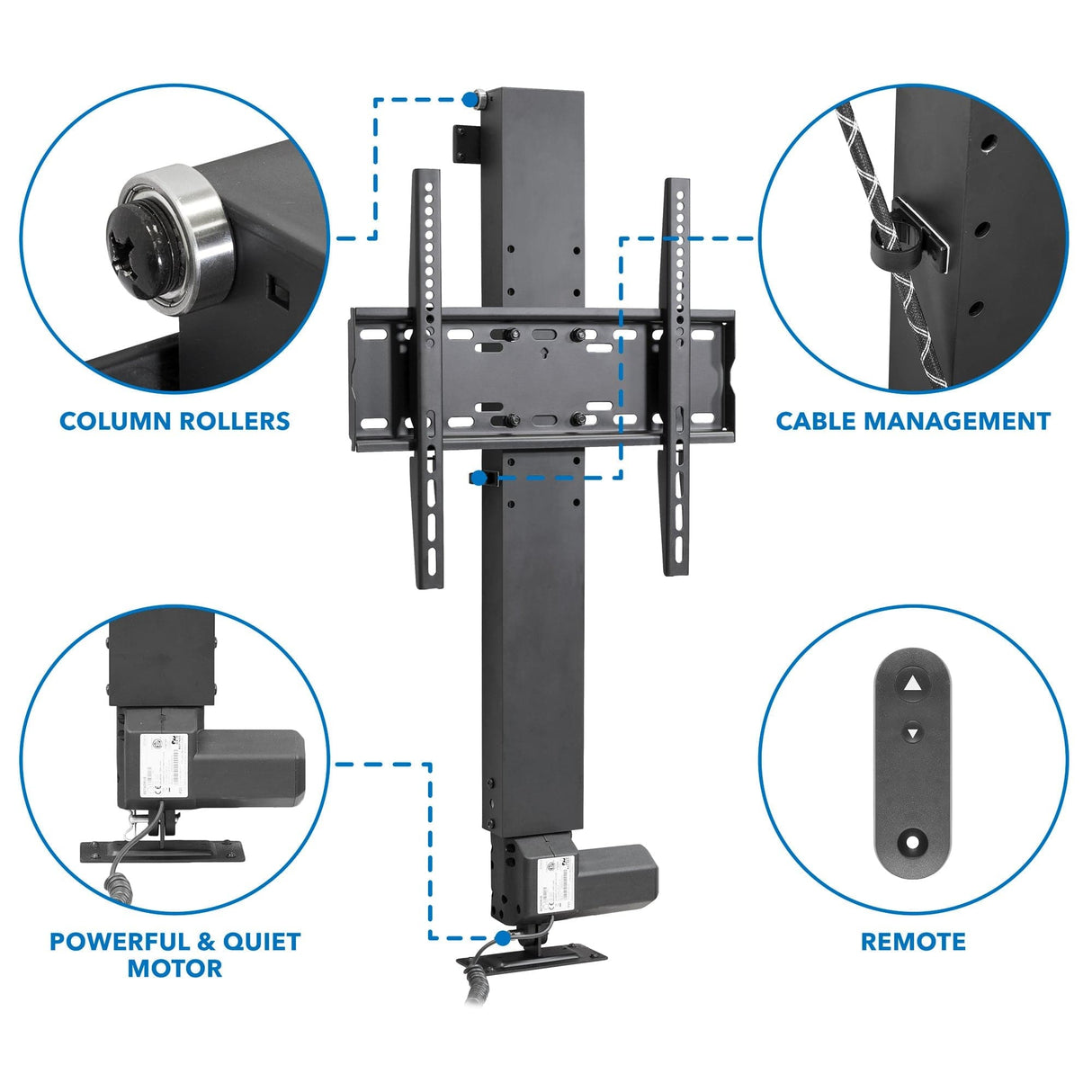 Motorized TV Cabinet Lift - Mount-It!