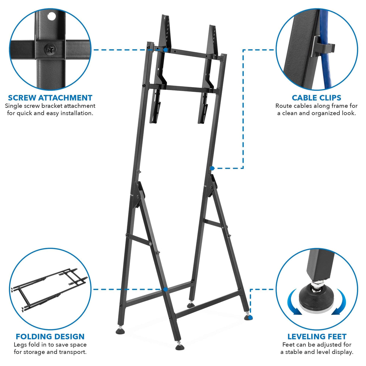 Portable TV Display Stand - Mount-It!