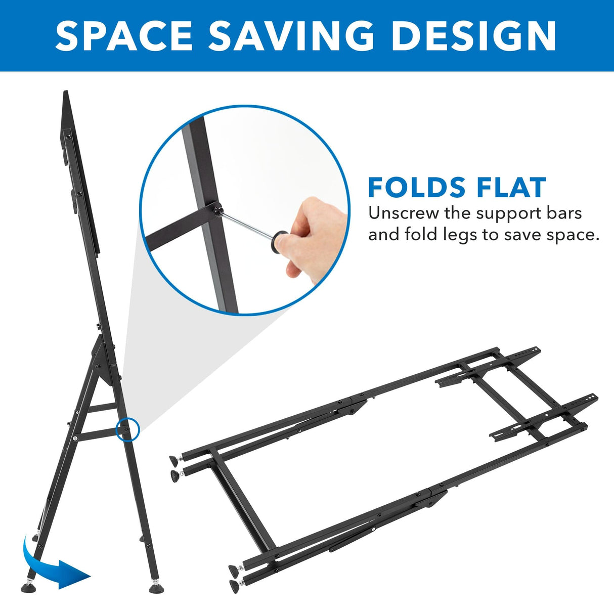 Portable TV Display Stand - Mount-It!