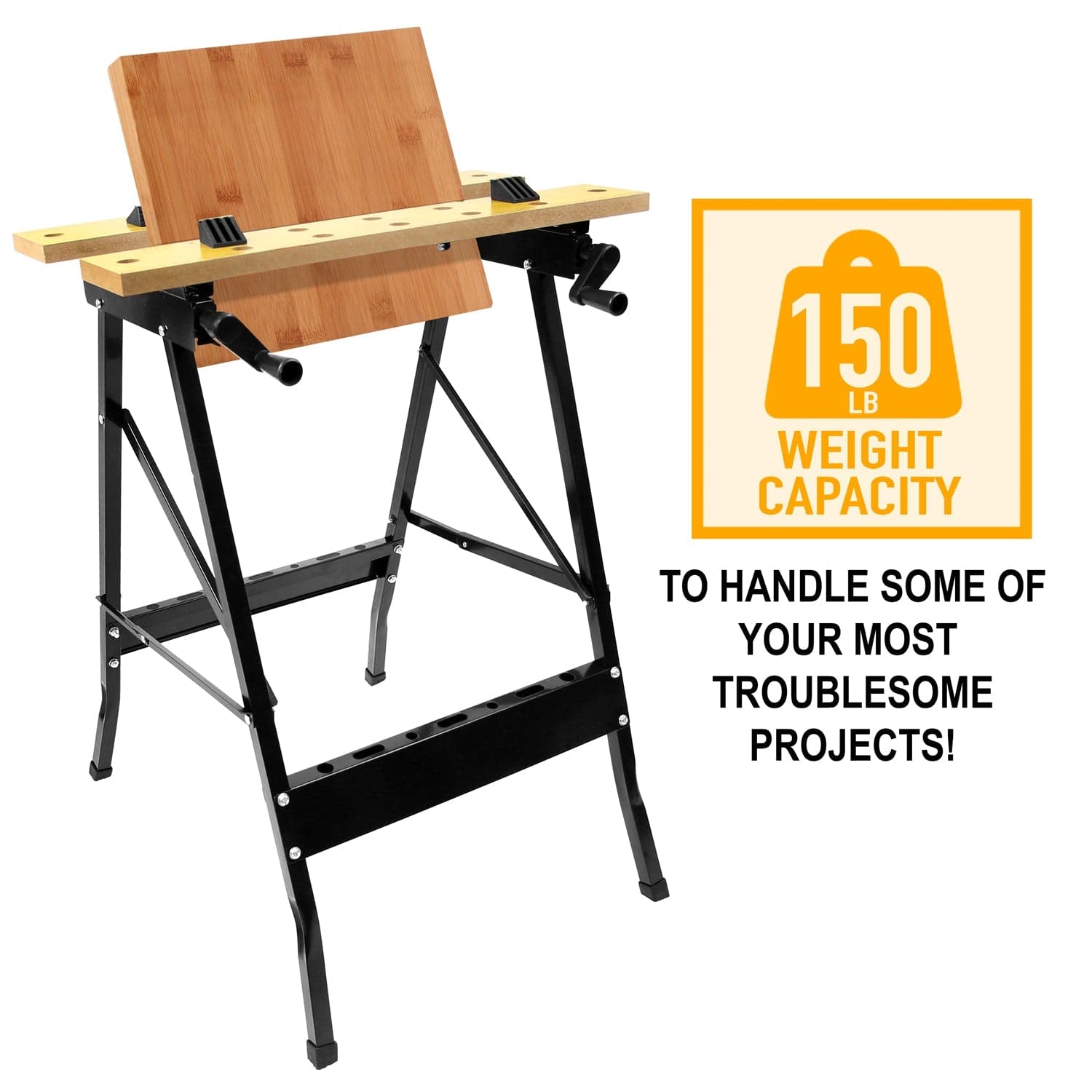 Portable Workbench with Clamps - Mount-It!