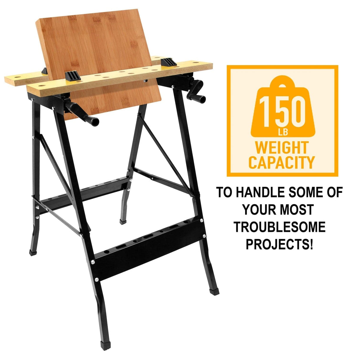 Portable Workbench with Clamps - Mount-It!