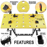 Portable Workbench with Clamps - Mount-It!