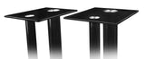 Premium Aluminum Glass Speaker Stands (pair) - Mount-It!