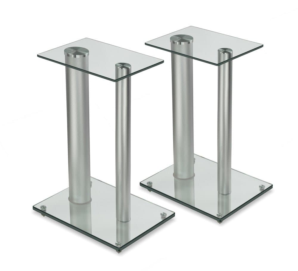 Premium Aluminum Glass Speaker Stands (pair) - Mount-It!