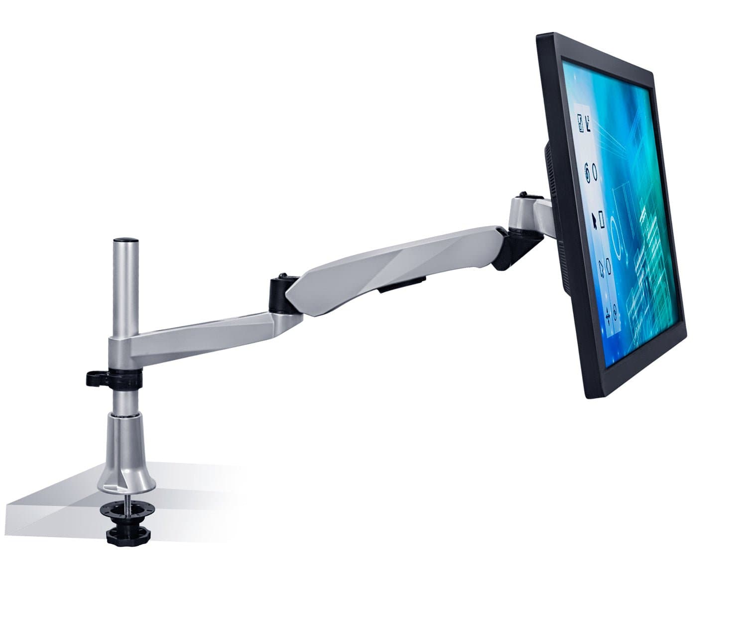 Professional Spring Arm Single Monitor Desk Mount - Mount-It!