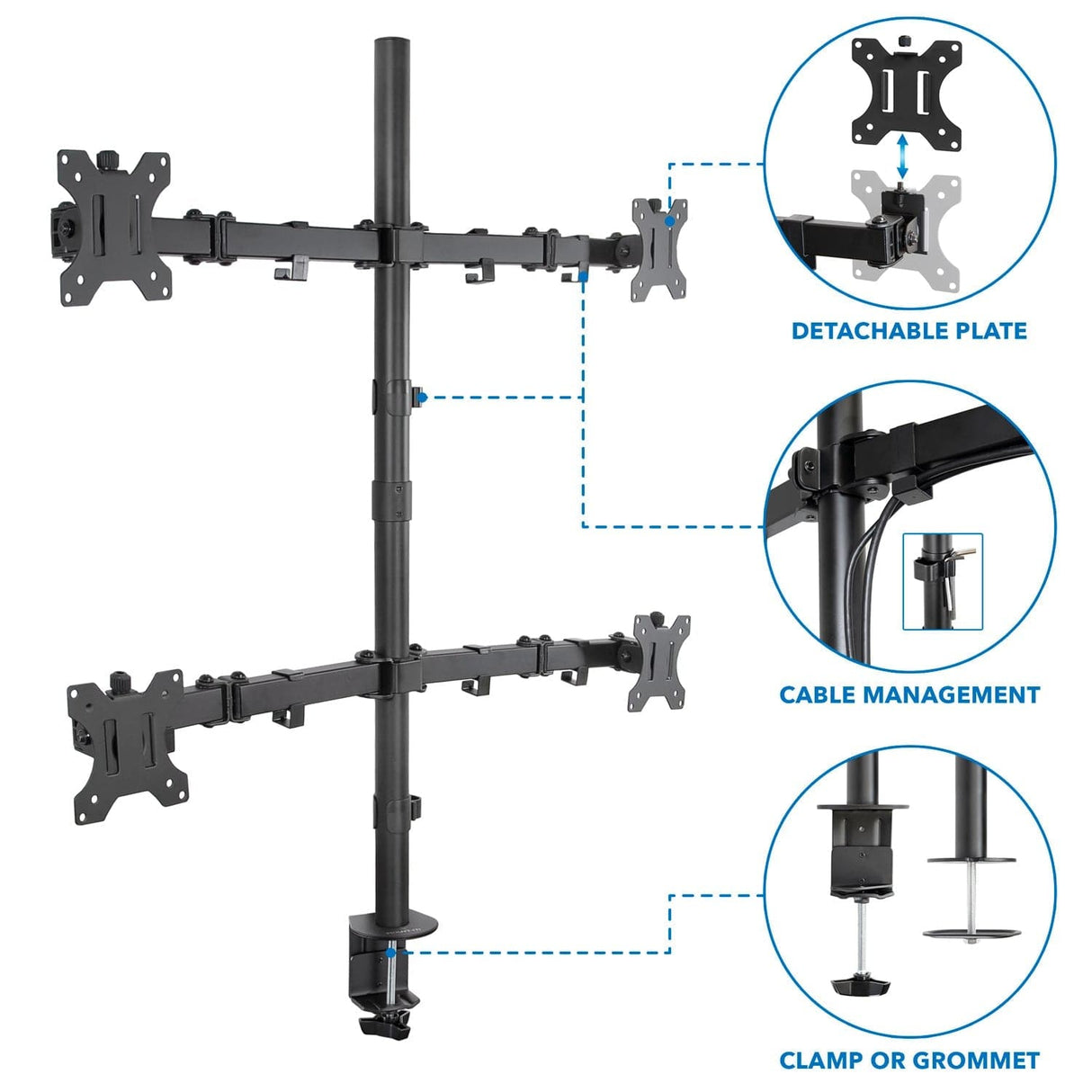 Quad Monitor Mount - Mount-It!