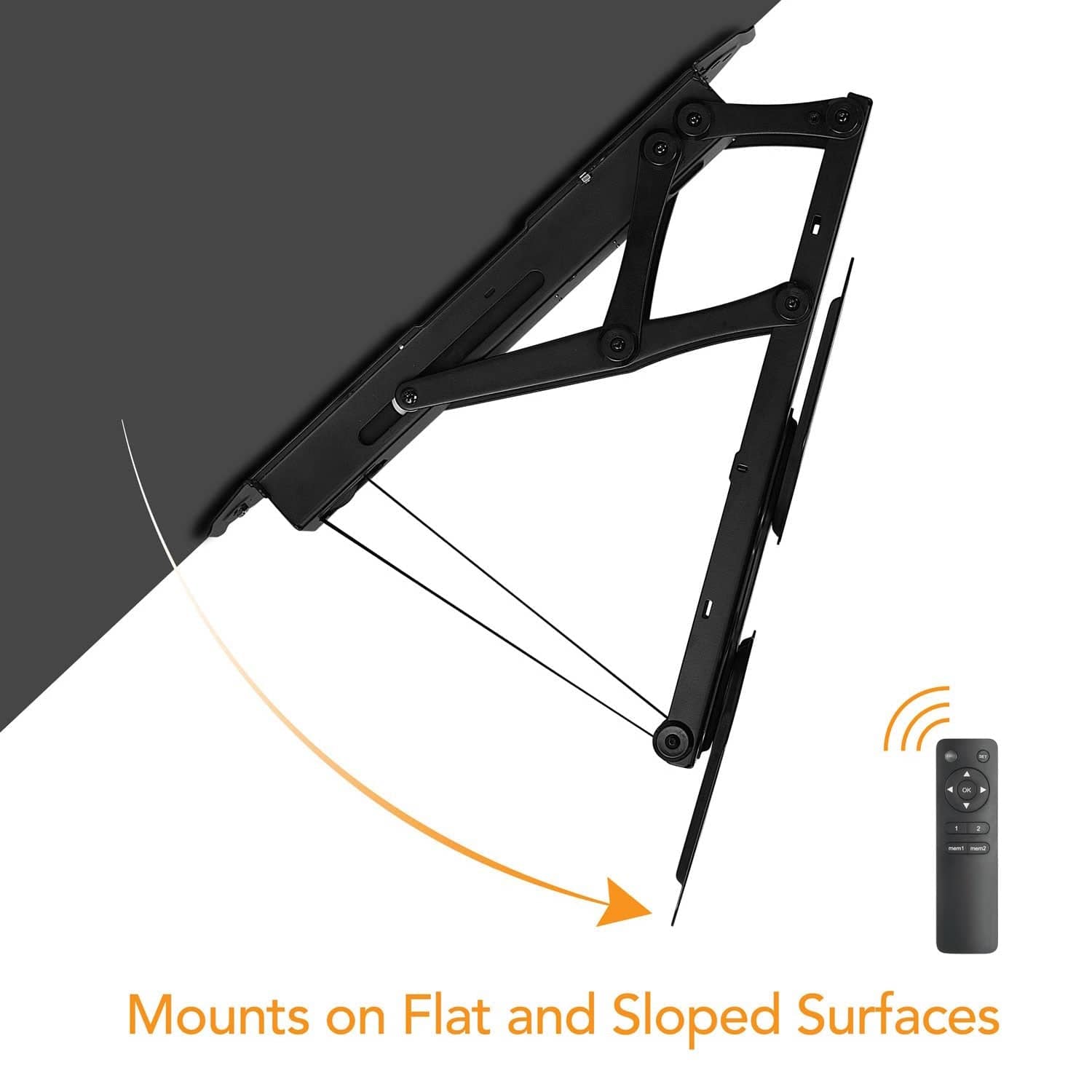 Retractable Motorized Ceiling TV Mount - Mount-It!