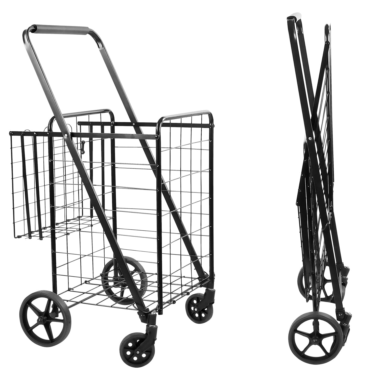 Rolling Utility Shopping Cart - Mount-It!