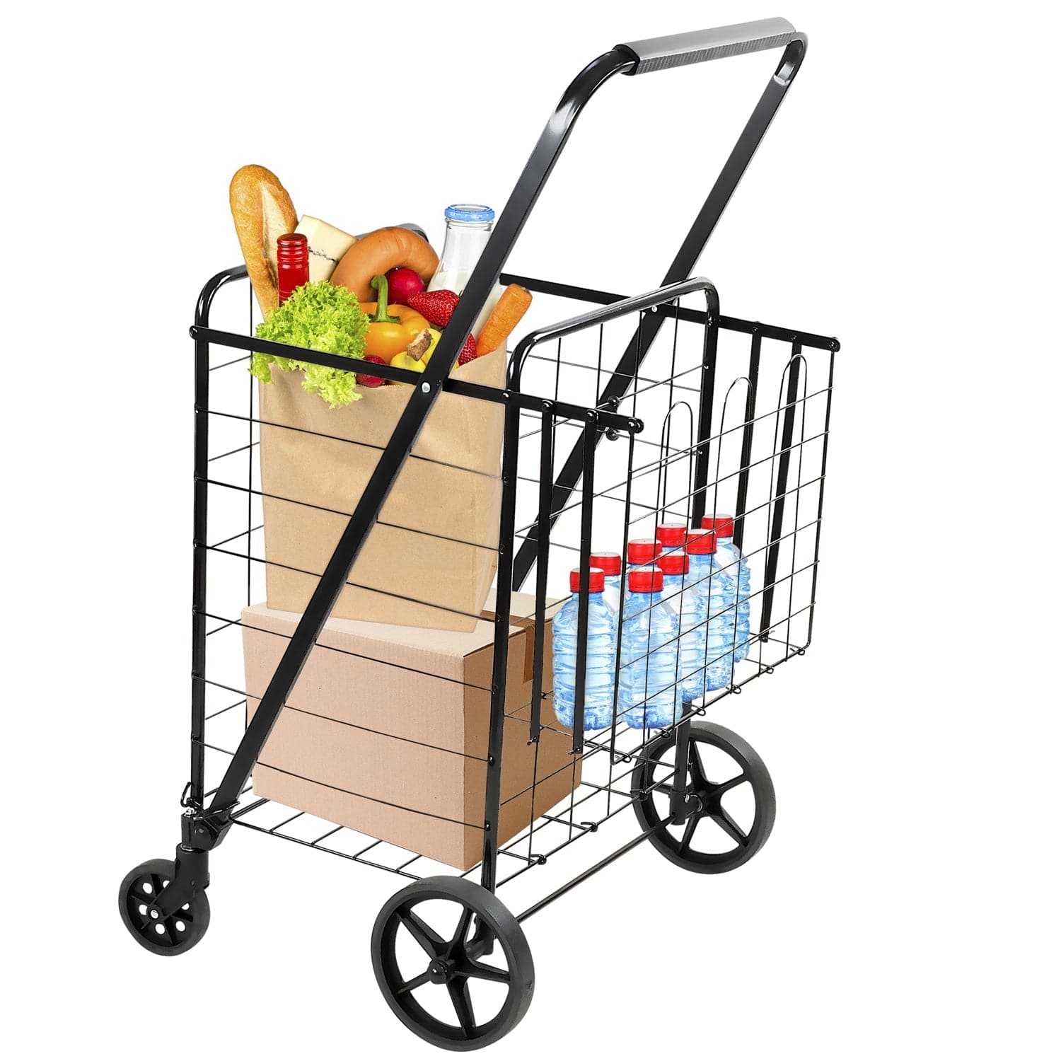 Rolling Utility Shopping Cart - Mount-It!