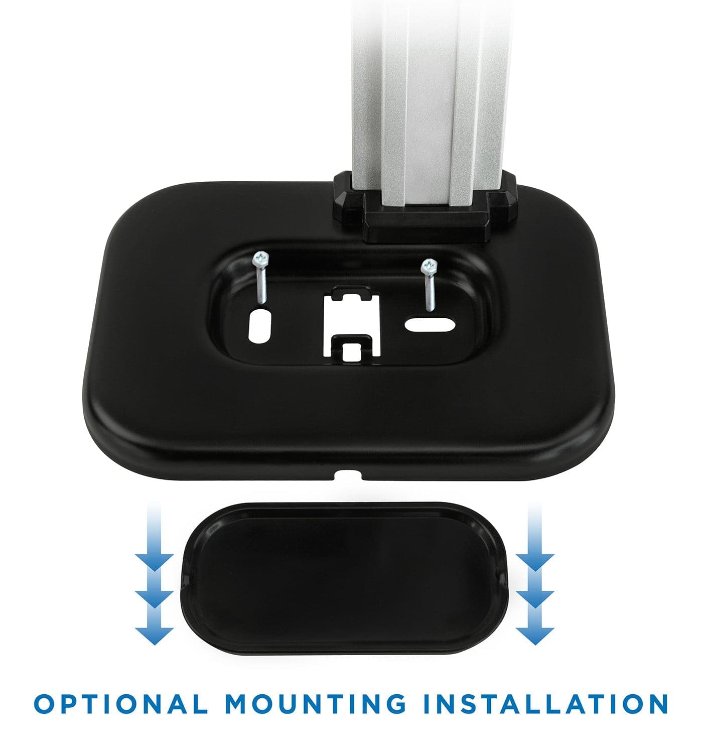 Secure iPad Enclosure Countertop Kiosk, Fits iPad 9.7 and 10.1 Tablets - Mount-It!