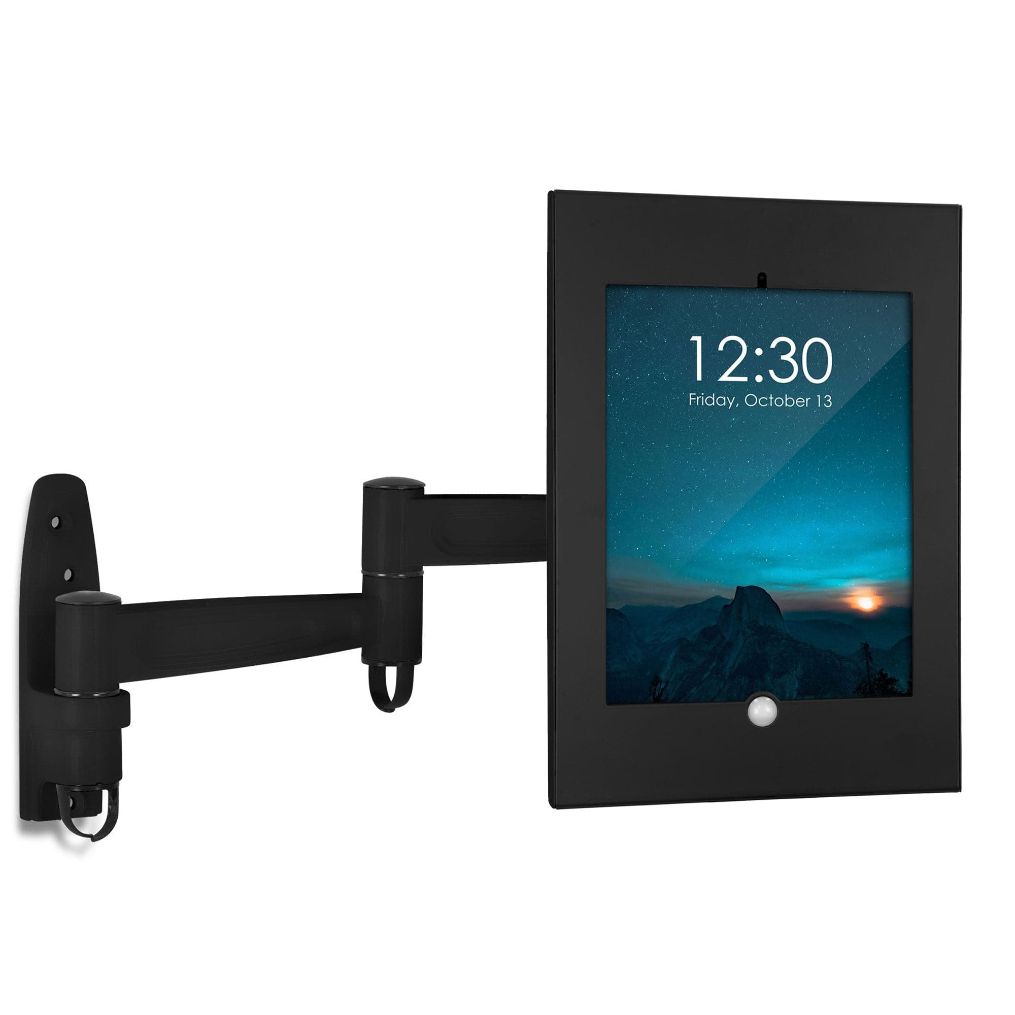 Secure iPad Wall Mount Enclosure w/ Swing Arm for iPad 8 - Mount-It!
