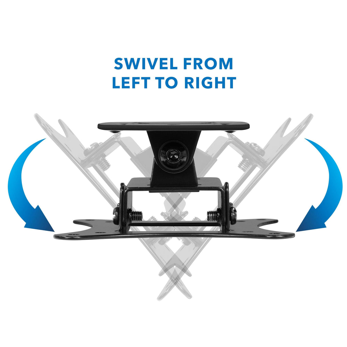 Single Stud Tilt and Swivel TV Wall Mount - Mount-It!