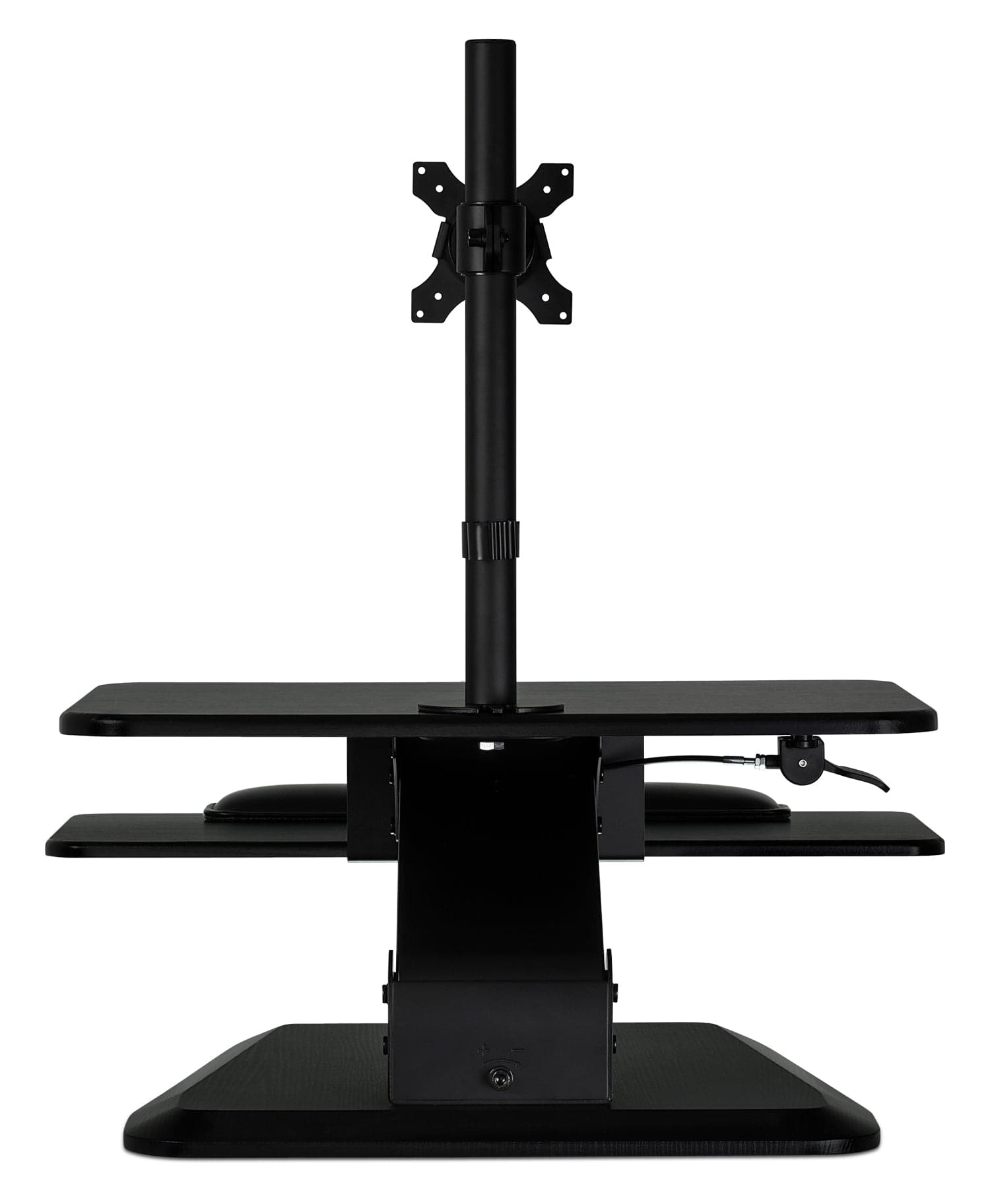 Sit-Stand Workstation with Single Monitor Mount - Mount-It!