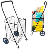 Small Rolling Utility Shopping Cart - Mount-It!