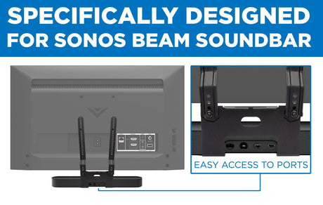 Sound Bar TV Mounting Shelf for Sonos Beam - Mount-It!