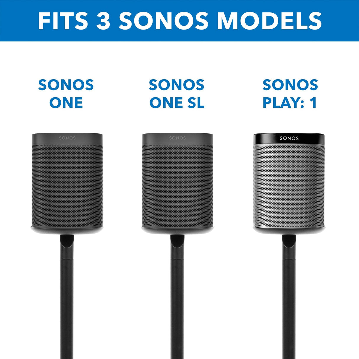 Speaker Floor Stand for SONOS One - Mount-It!