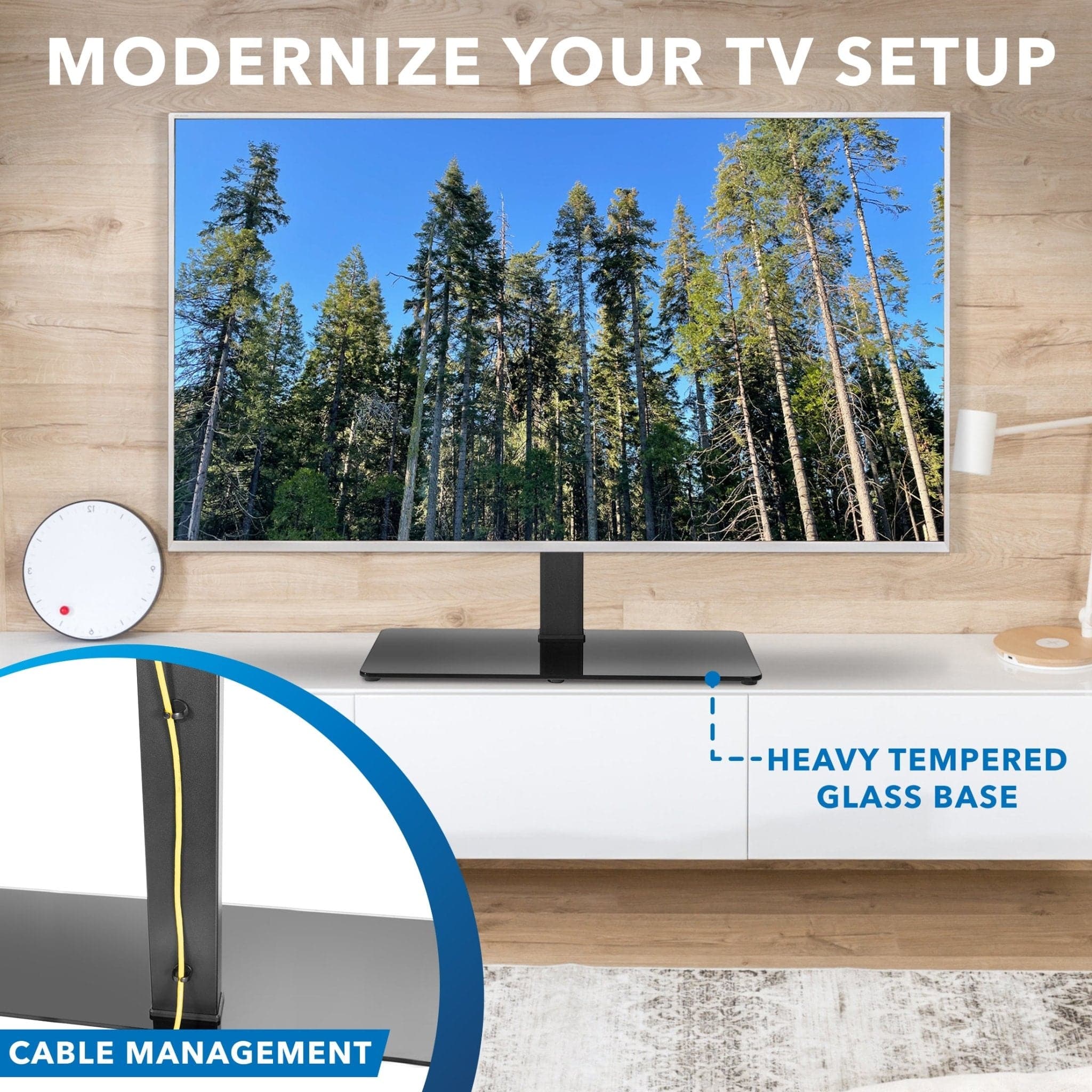 Swivel Tabletop TV Stand - Mount-It!