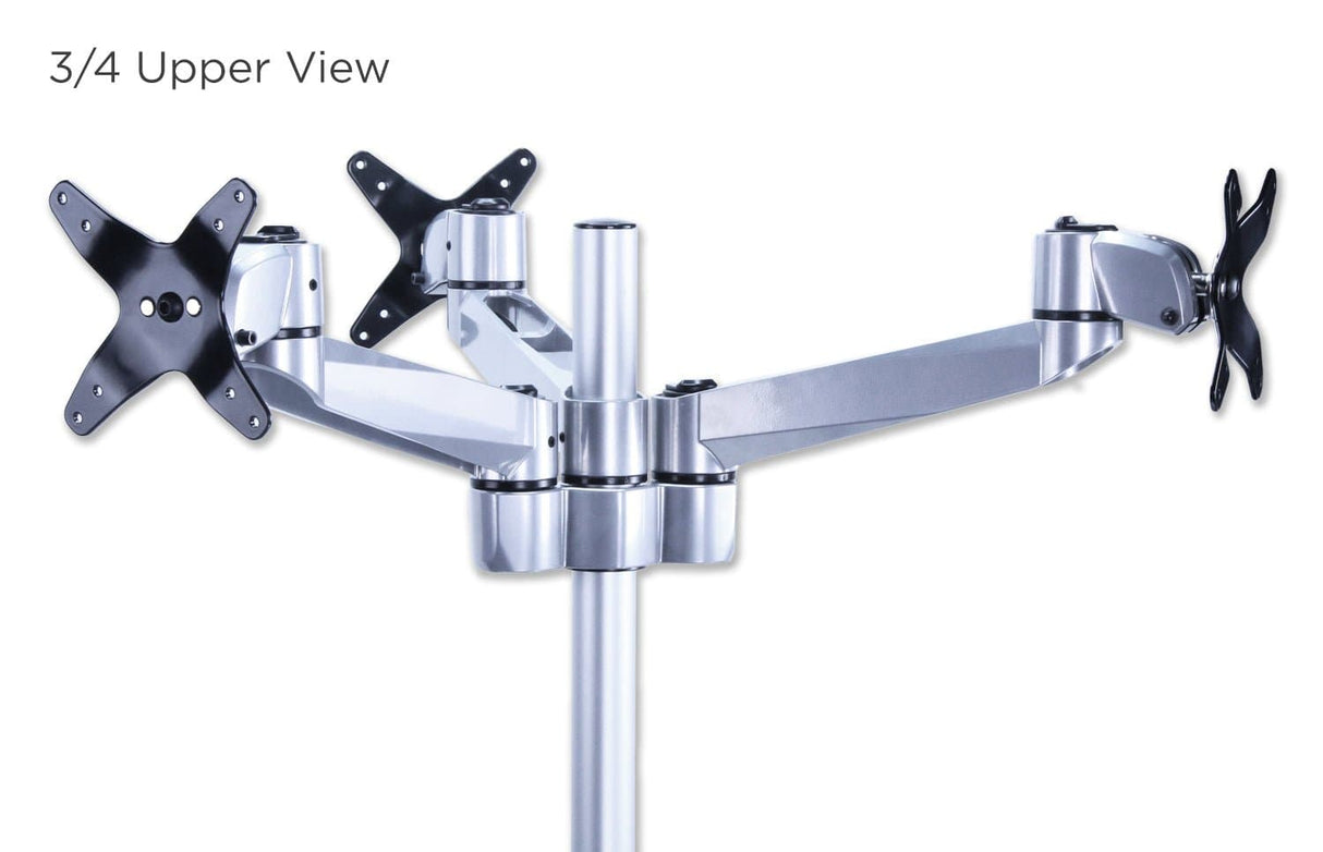 Three Monitor Swivel Arm Desk Mount - Mount-It!