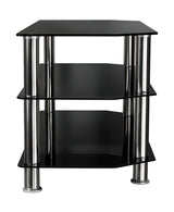 Three Tempered Glass Shelf TV Stand - Mount-It!