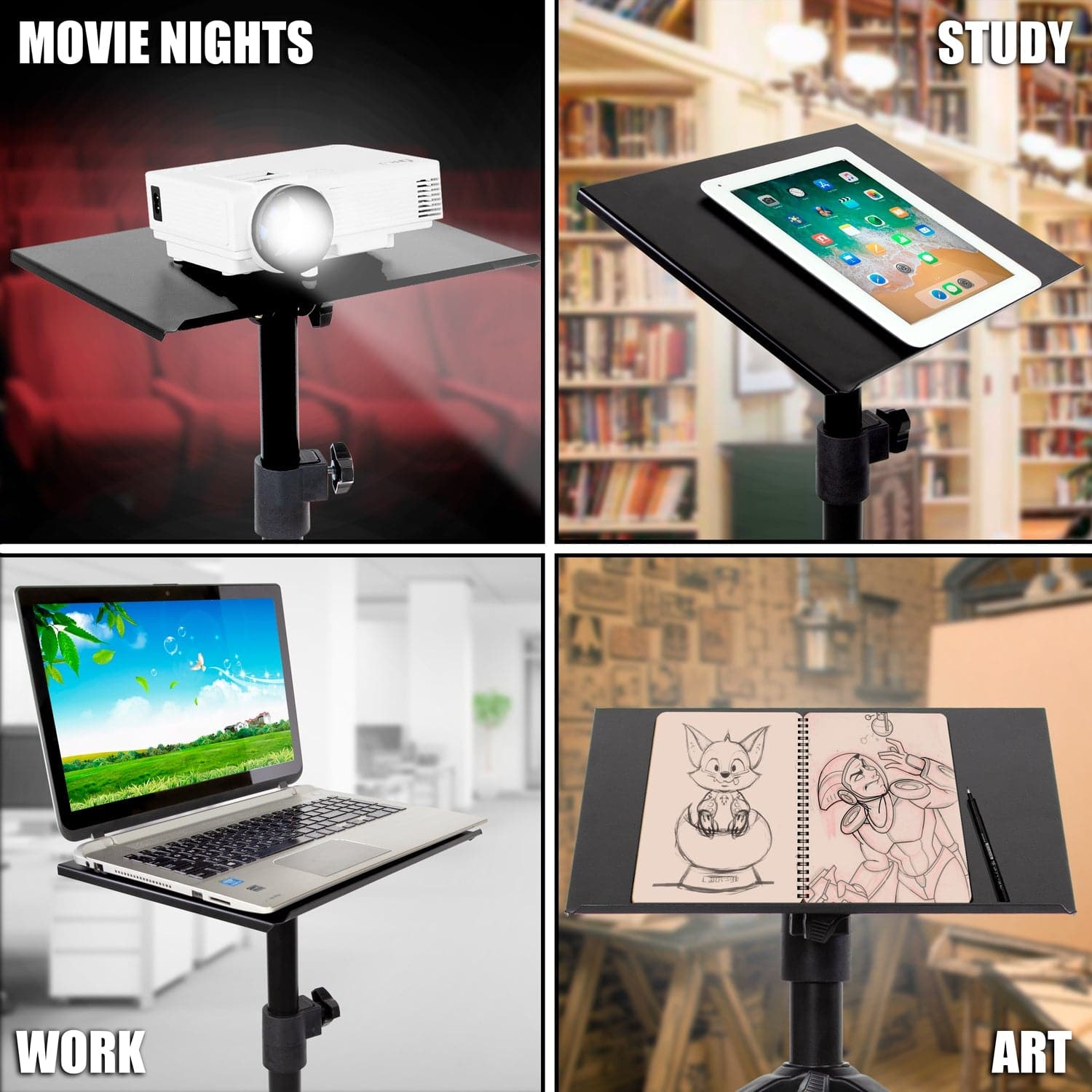 Tripod Projector Stand - Mount-It!