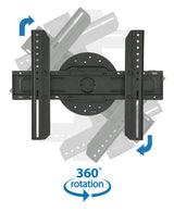 TV Wall Mount With Full 360 Degree Rotation - Mount-It!