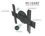 TV Wall Mount With Full 360 Degree Rotation - Mount-It!