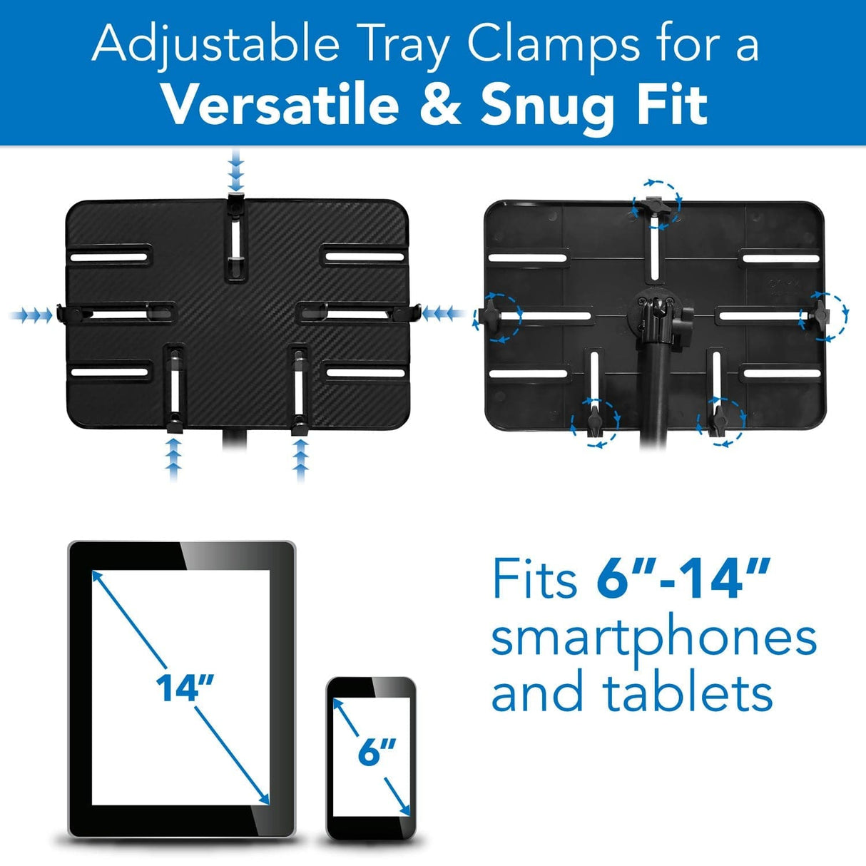 Universal Tablet Pole and Desk Mount