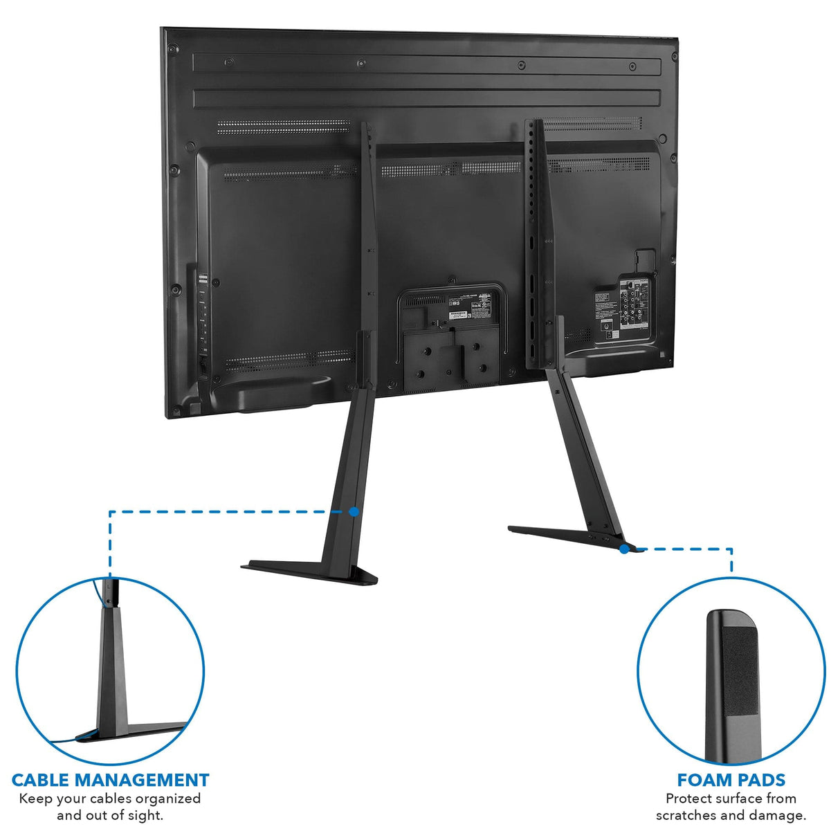 Universal Tilting Table Top TV Stand