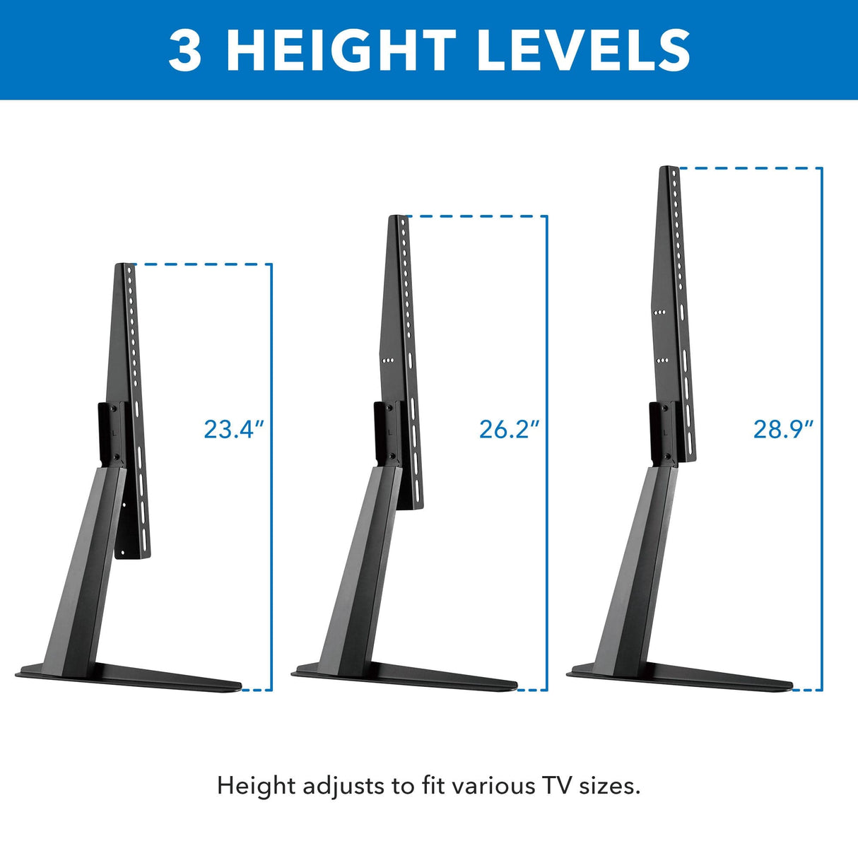 Universal Tilting Table Top TV Stand