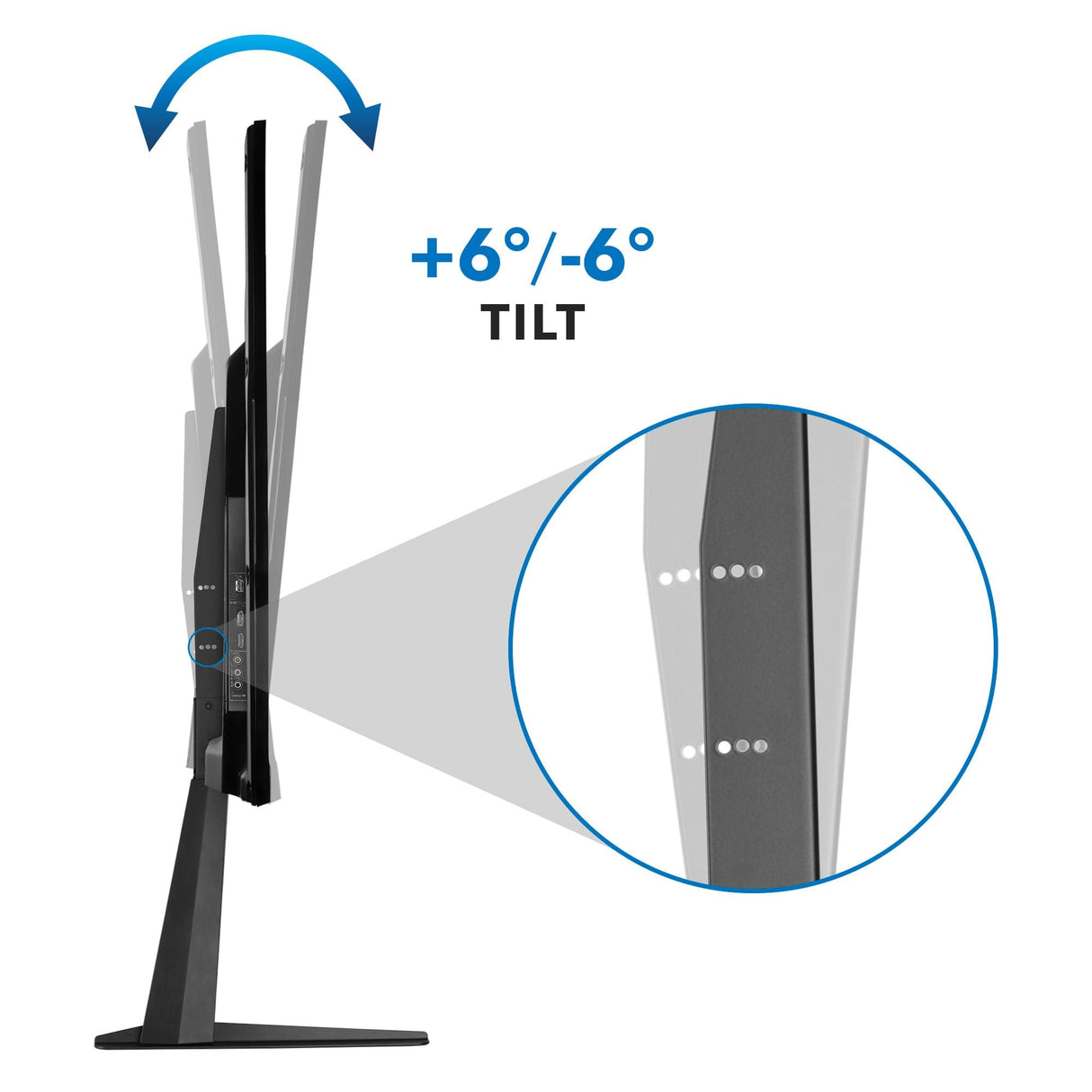 TV Stand - Universal Tilting Table Top TV Stand - Mount-It! - MI-859