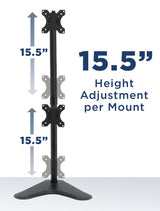 Vertical Dual Monitor Stand