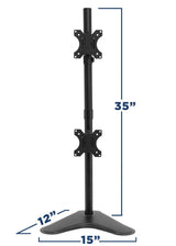 Vertical Dual Monitor Stand