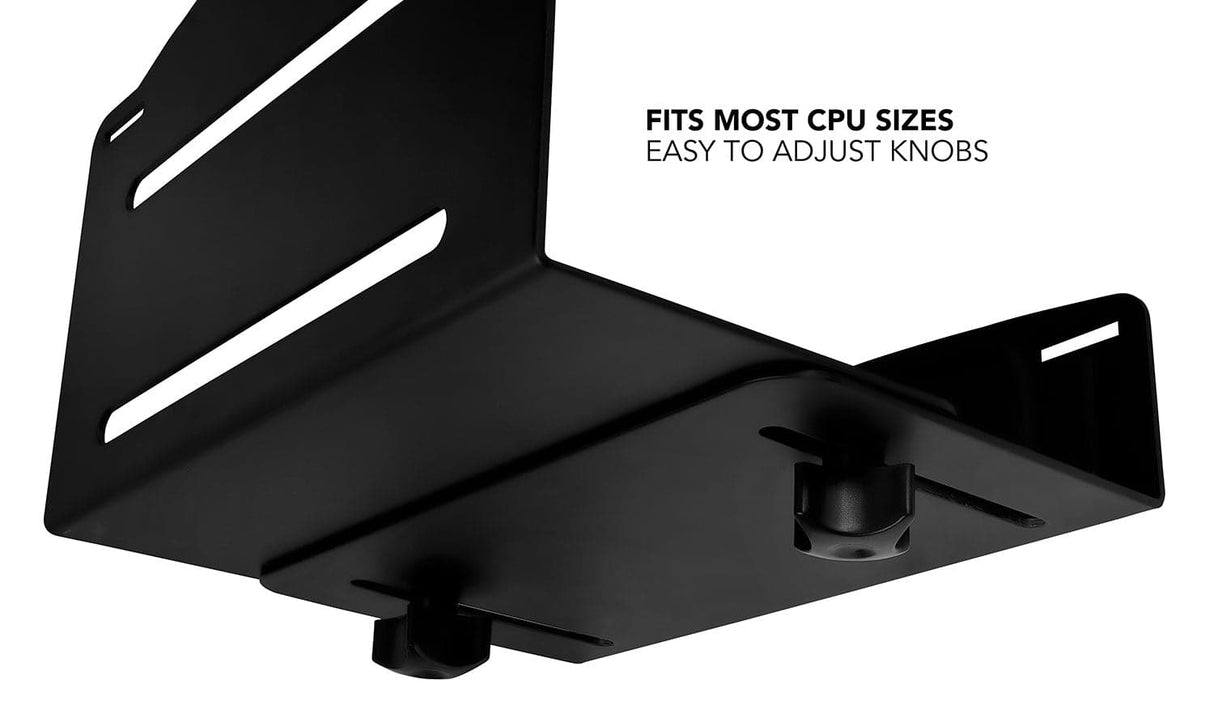 CPU Holder - Wall Mounted CPU Holder with Secure Straps - Mount-It! - MI-7152