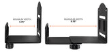 CPU Holder - Wall Mounted CPU Holder with Secure Straps - Mount-It! - MI-7152