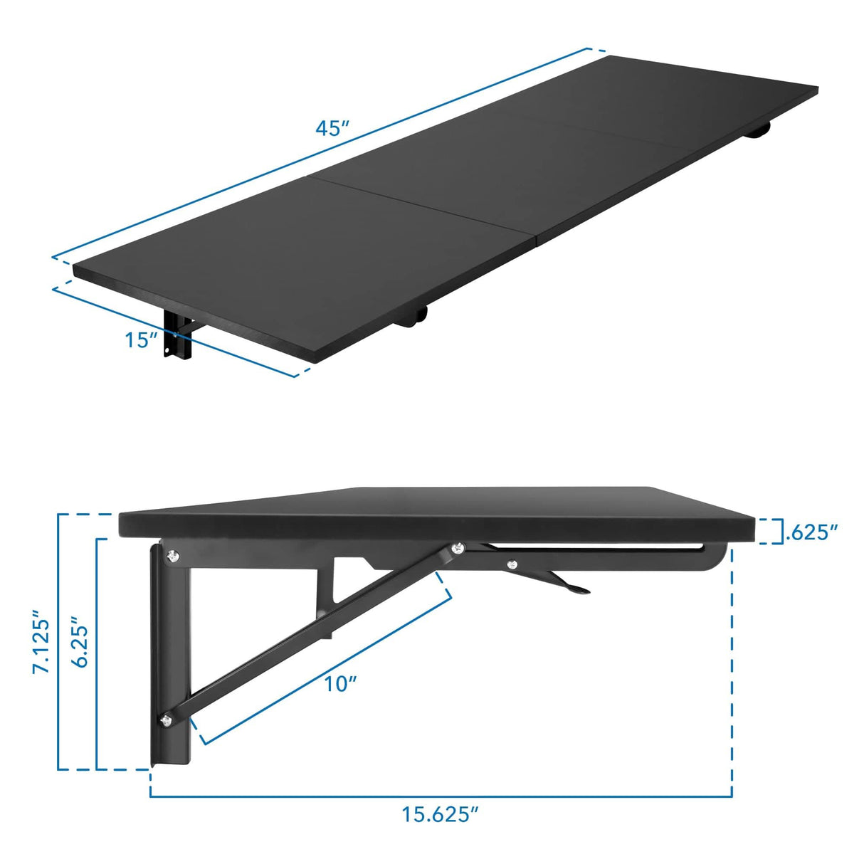 Wall Mounted Drop Leaf Table / Workbench