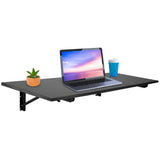 Wall Mounted Desk - Wall Mounted Drop Leaf Table / Workbench - Mount-It! -