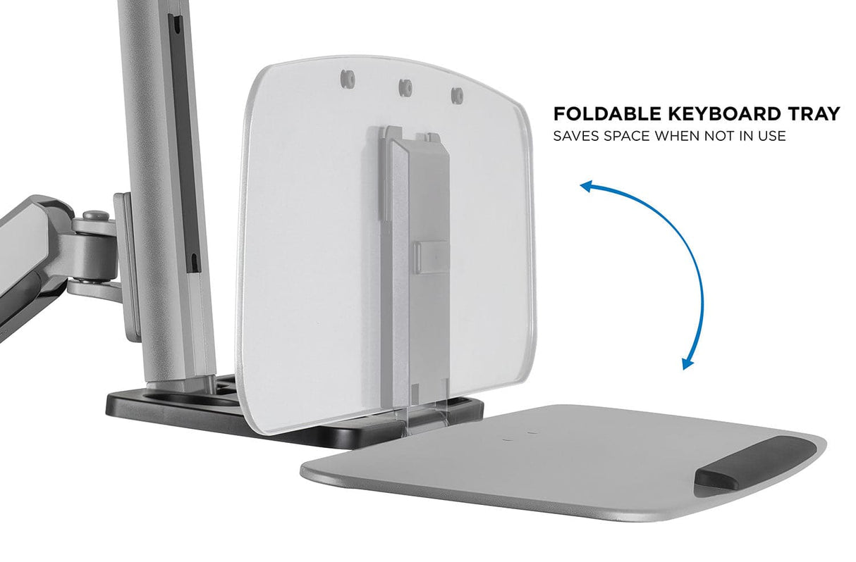 Mount-It! Wall Mount Dual Monitor Workstation - MI-7906 - Mount-It!