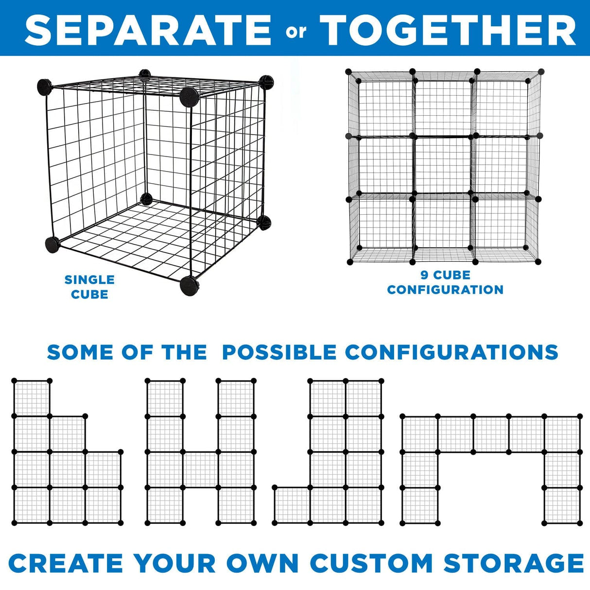 Wire Cube Storage Organizer