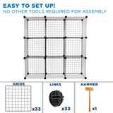 Wire Cube Storage Organizer